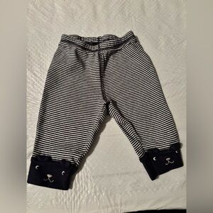 Carter's Navy and White Striped Jogger Pants